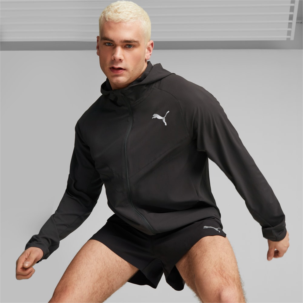 Зображення Puma Куртка RUN ULTRAWEAVE Men’s Hooded Running Jacket #1: Puma Black