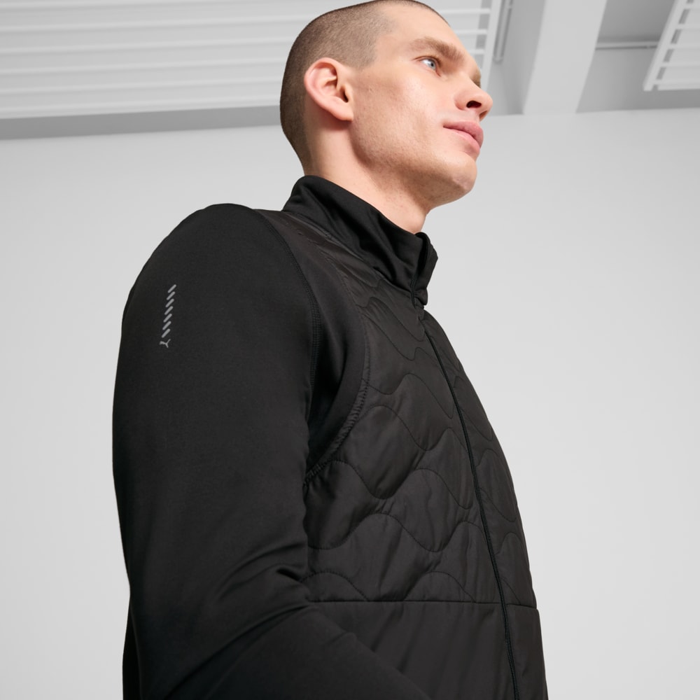 Изображение Puma Куртка RUN CLOUDSPUN WRMLBL Men's Running Jacket #2: Puma Black