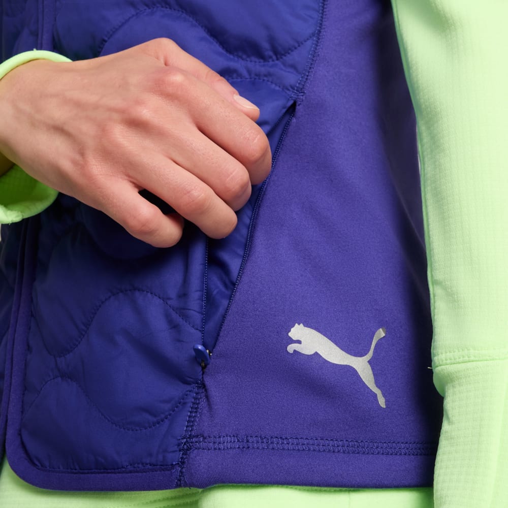 Зображення Puma Жилет RUN CLOUDSPUN WRMLBL Women's Padded Running Vest #2: Lapis Lazuli