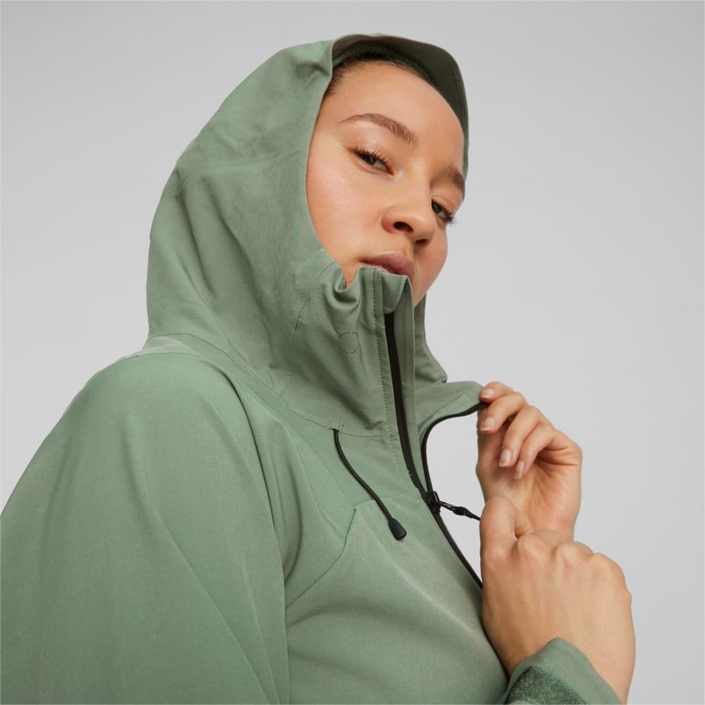 Изображение Puma Куртка SEASONS Softshell Women’s Running Jacket #2: Eucalyptus