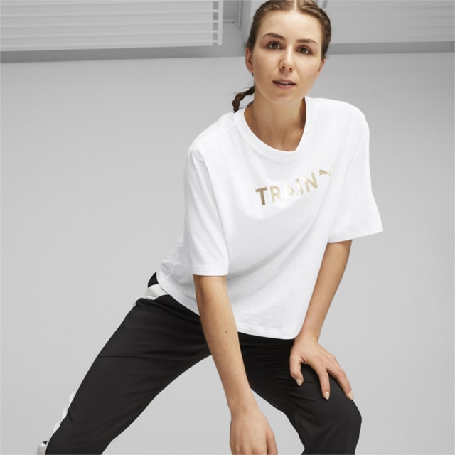 Image PUMA Camiseta Train Graphic Feminina