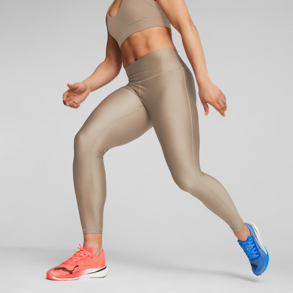 Зображення Puma Легінси W RUN Women’s High-Waisted Leggings #1: Hazelnut