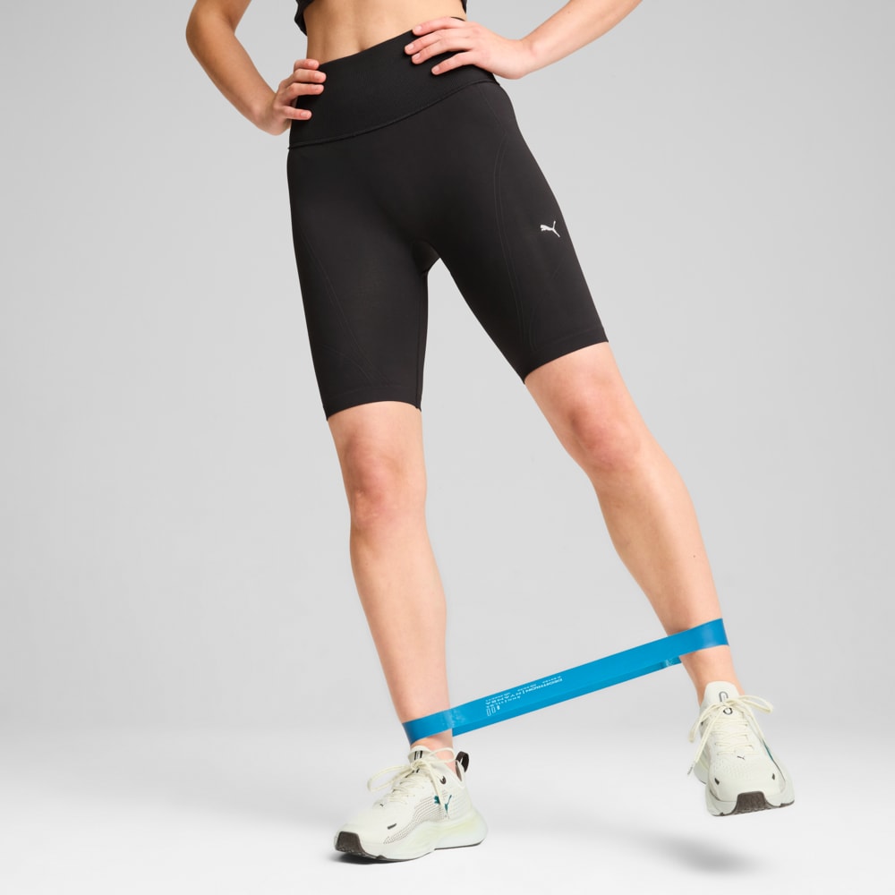 SHAPELUXE High Waisted Women s Biker Shorts PUMA Black Vapor Cat Puma 524386 51