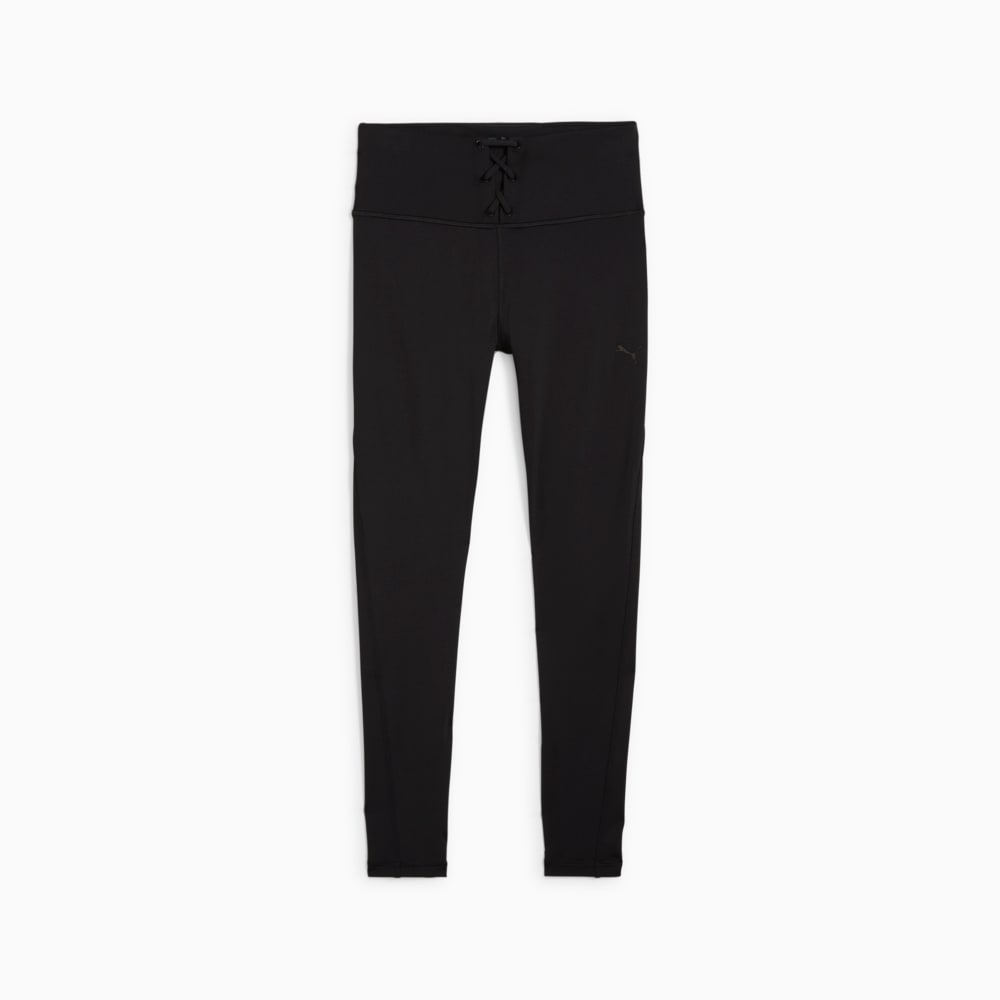 Изображение Puma Леггинсы WOMEN'S CLOUDSPUN RIBBED TRAINING TIGHTS #1: Puma Black