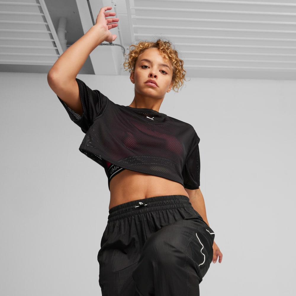 Image PUMA Camiseta Cropped PUMA Fit Mesh Feminina #1