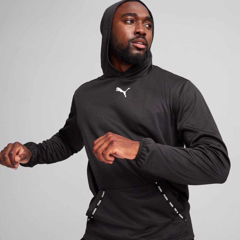 Зображення Puma Худі PUMA Fit PWRFleece Men's Hoodie #1: Puma Black