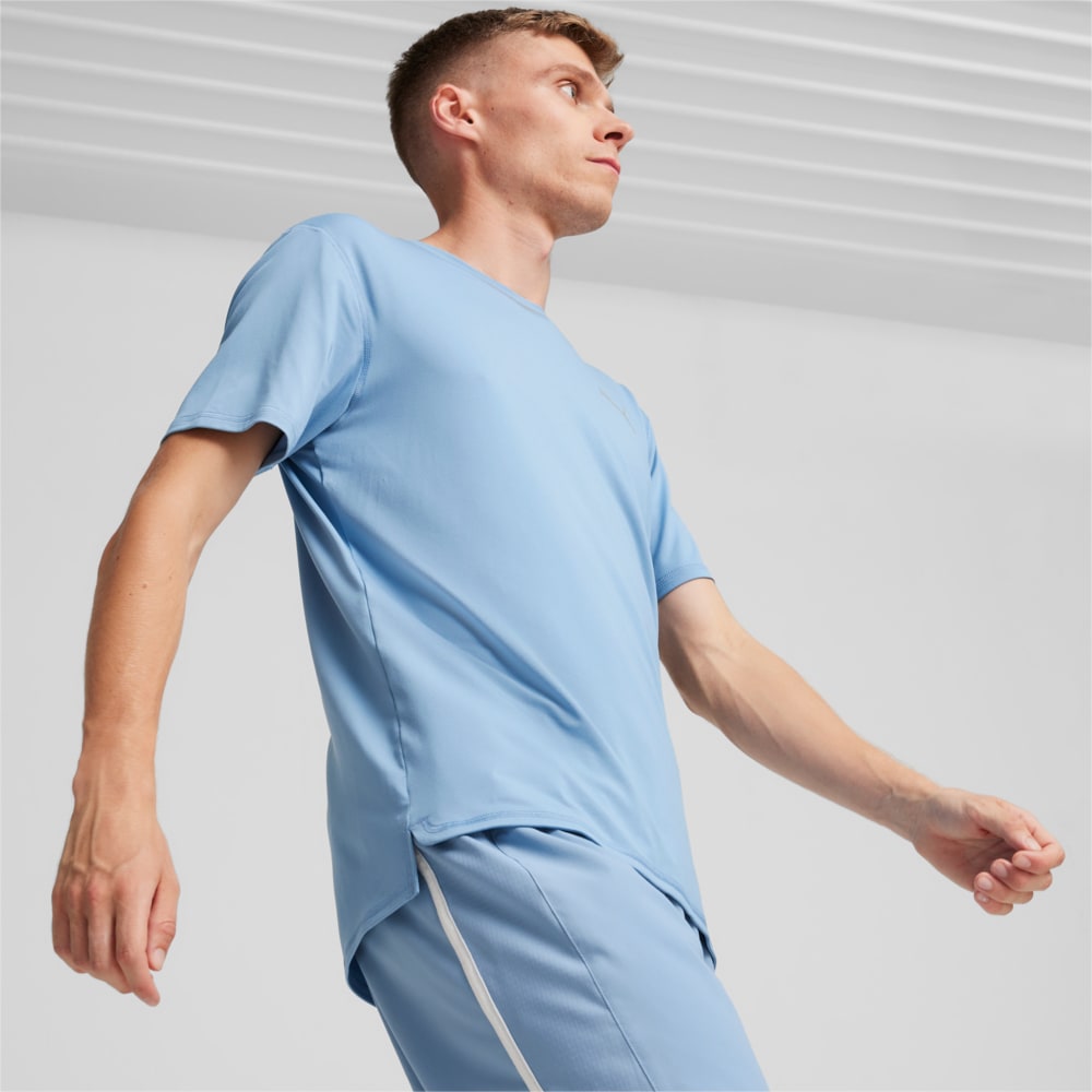 Изображение Puma Футболка RUN CLOUDSPUN SHORT SLEEVE MEN'S RUNNING TEE #1: Zen Blue