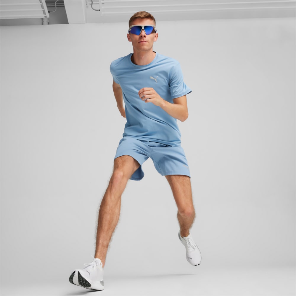 Изображение Puma Футболка RUN CLOUDSPUN SHORT SLEEVE MEN'S RUNNING TEE #2: Zen Blue