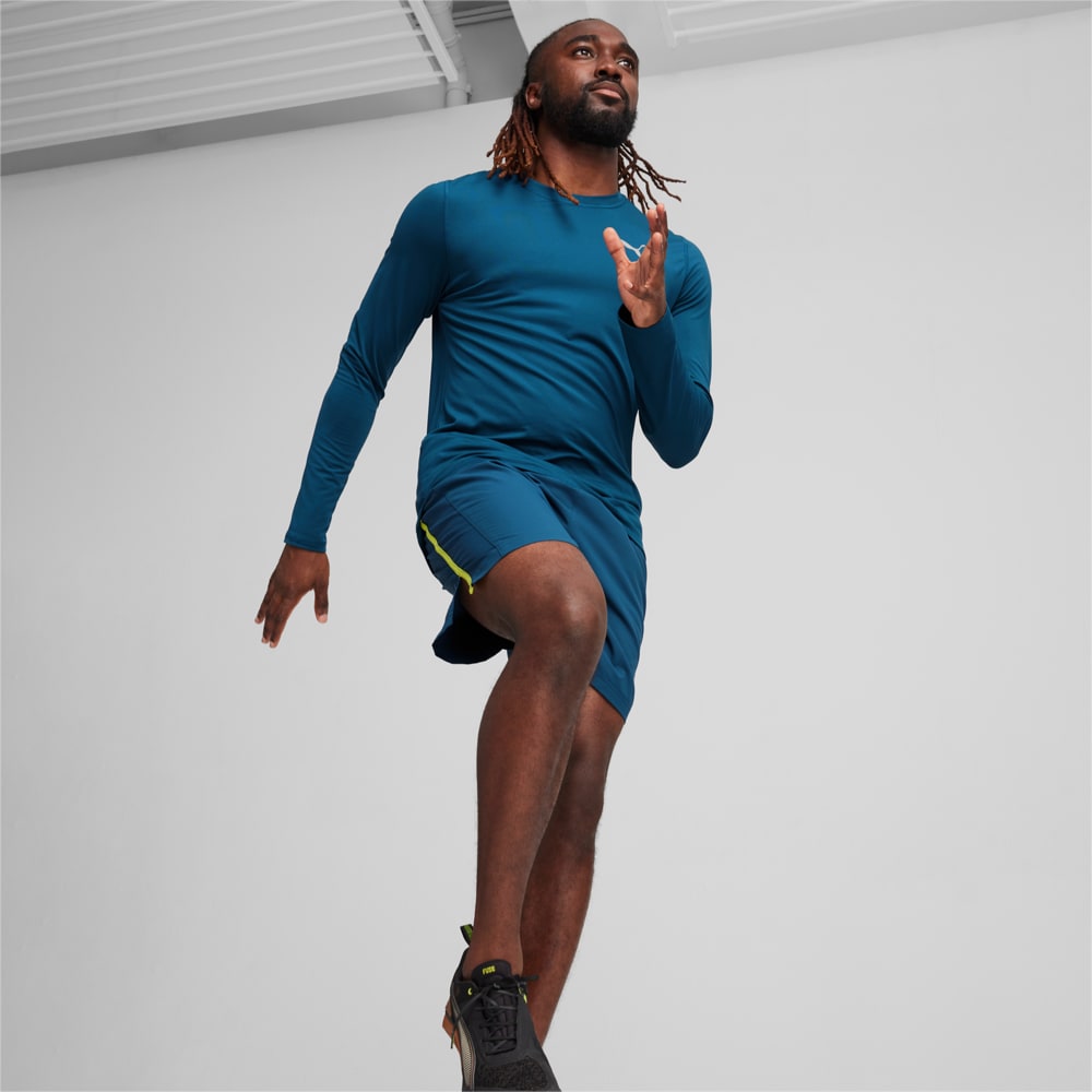 Изображение Puma Лонгслив RUN CLOUDSPUN Long-Sleeve Men's Running Tee #2: Ocean Tropic