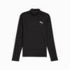 Зображення Puma Пуловер RUN CLOUDSPUN Men's Quarter-Zip Pullover #6: Puma Black