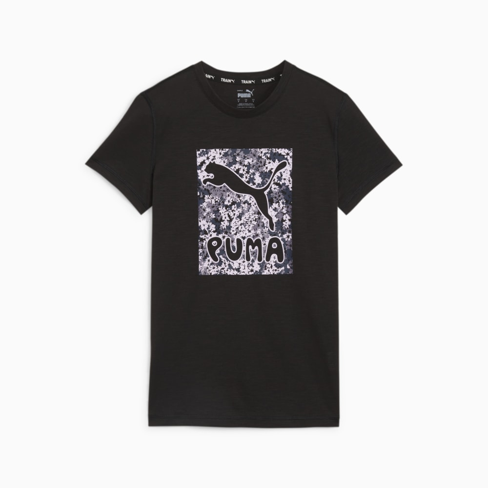 Image PUMA Camisa de Treino Graphic Script Feminina #0