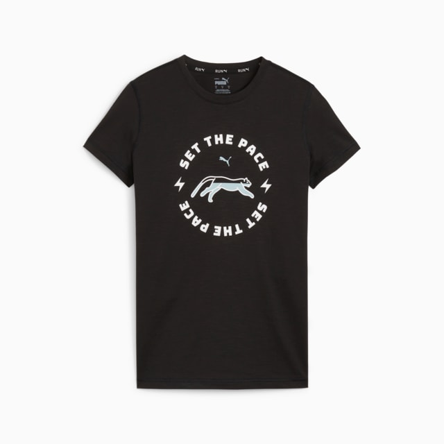 Imagen PUMA Polera de training Run Slogan Q2 para mujer