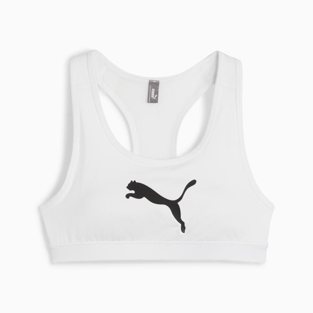Изображение Puma Бра 4KEEPS Training Bra #1: PUMA White-Big black cat
