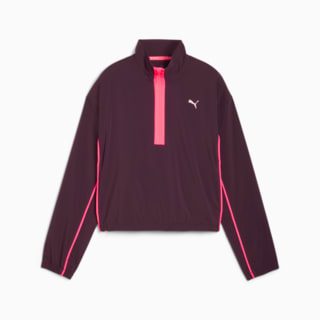 Зображення Puma Толстовка Run For Her Woven Half-Zip Women
