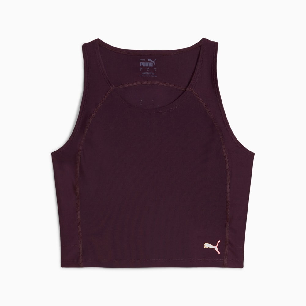 Зображення Puma Майка PUMA RUN Ultraform Crop Tank Women #1: Midnight Plum
