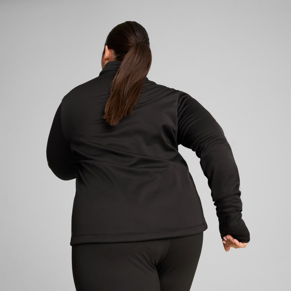 Image PUMA Blusa Half-Zip PUMA RUN Grid Fleece Feminino #3