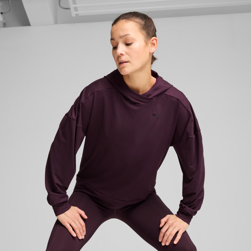 Изображение Puma Худи CLOUDPSUN Hoodie Women #1: Midnight Plum