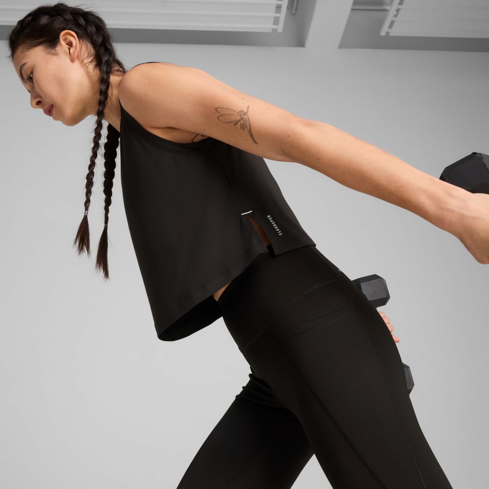 Изображение Puma Майка CLOUDSPUN Tank Women #2: Puma Black-Puma White