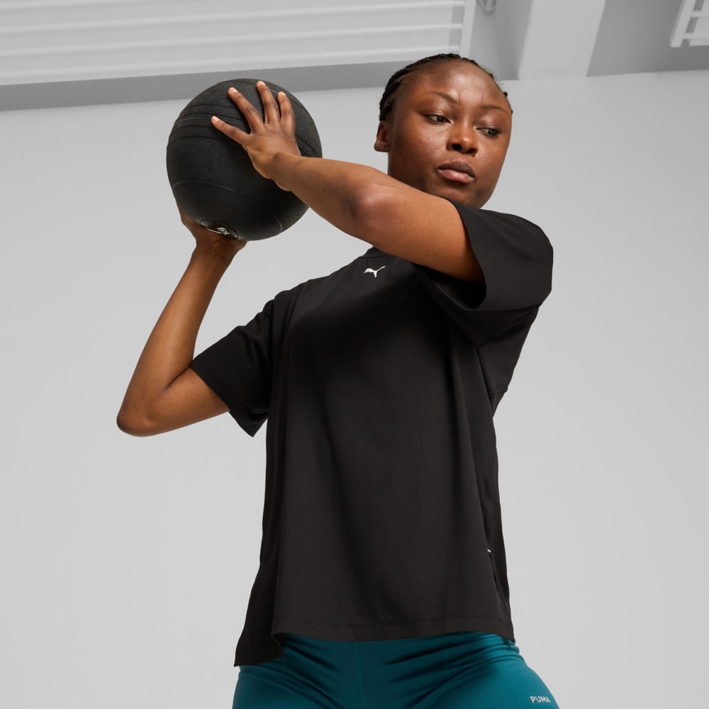 Зображення Puma Футболка CLOUDSPUN Tee Women #1: Puma Black