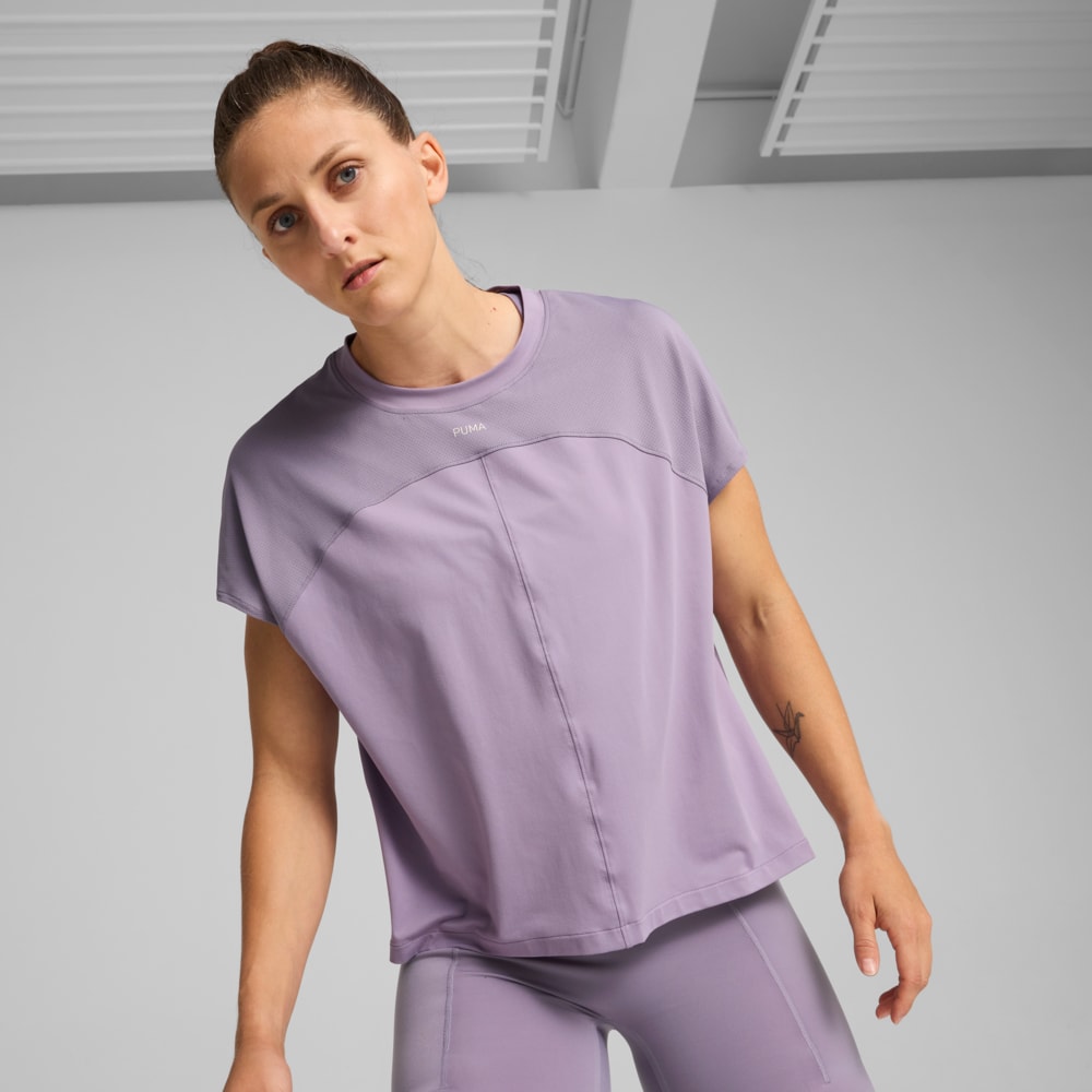 Polera Cloudspun Mix para Mujer Purpura Puma