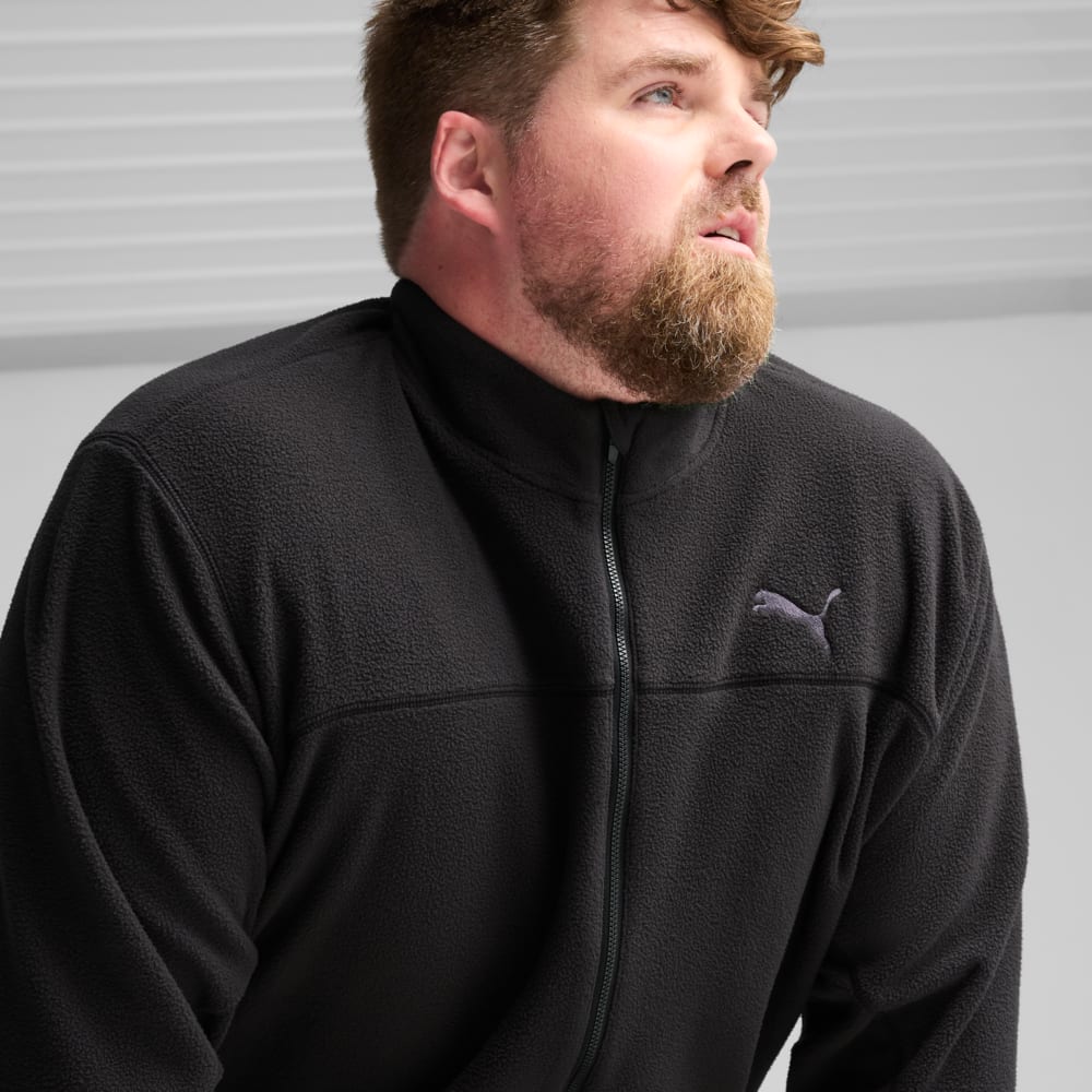 Изображение Puma Куртка Winter Tech Fleece Jacket Men #2: Puma Black