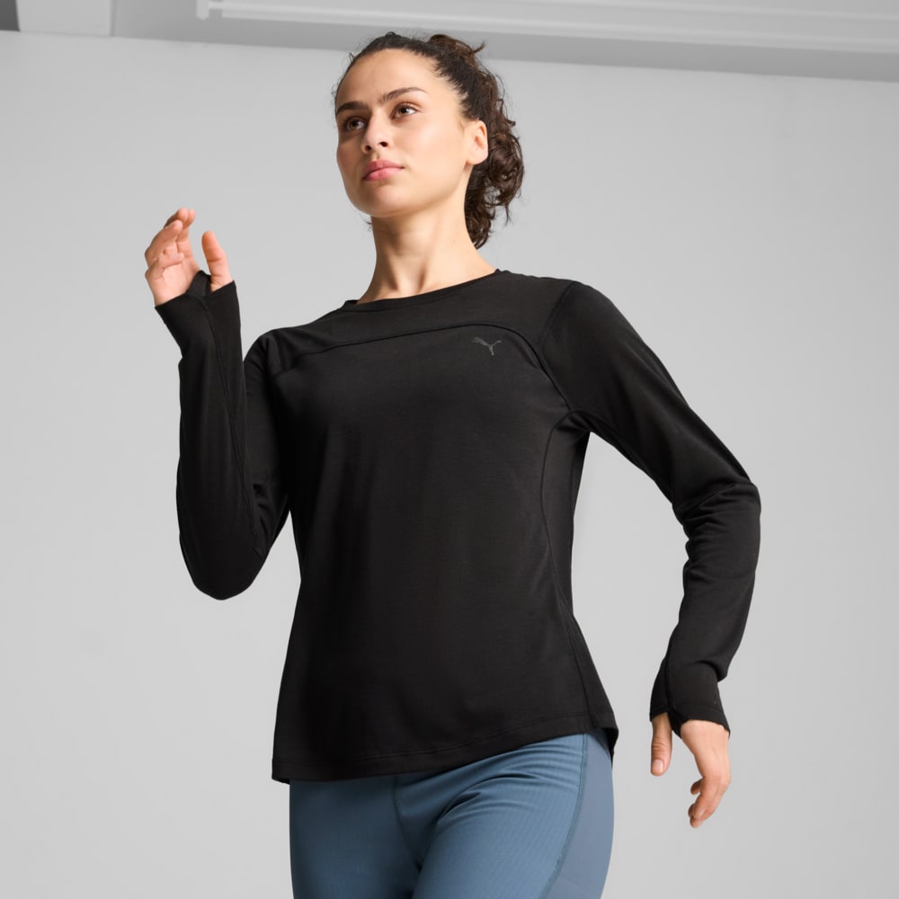 Imagen PUMA Polera manga larga SEASONS Tech para mujer #1
