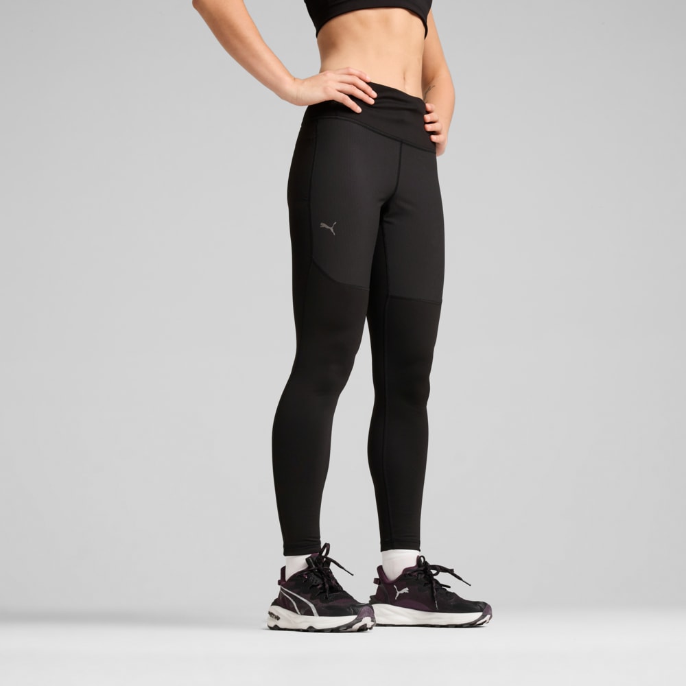 Изображение Puma Леггинсы SEASONS Microfleece Tights Women #1: Puma Black