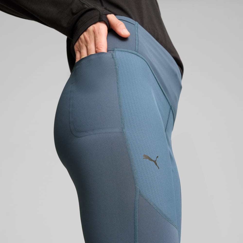 Изображение Puma Леггинсы SEASONS Microfleece Tights Women #2: Gray Skies