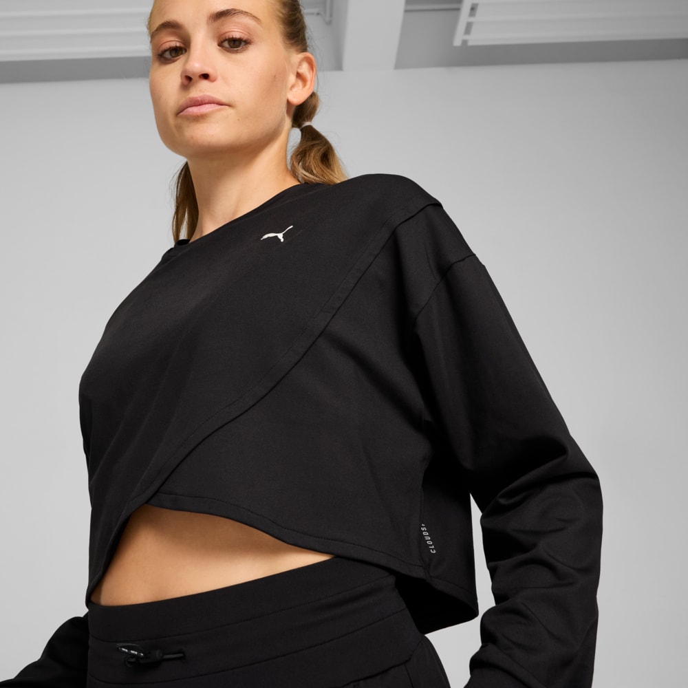 Top manga larga CLOUDSPUN Crossover para mujer