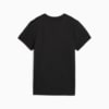 Изображение Puma Футболка TAD ESSENTIALS Heather Logo Tee Women #5: Puma Black Heather