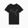 Изображение Puma Футболка TAD ESSENTIALS Heather Logo Tee Women #4: Puma Black Heather