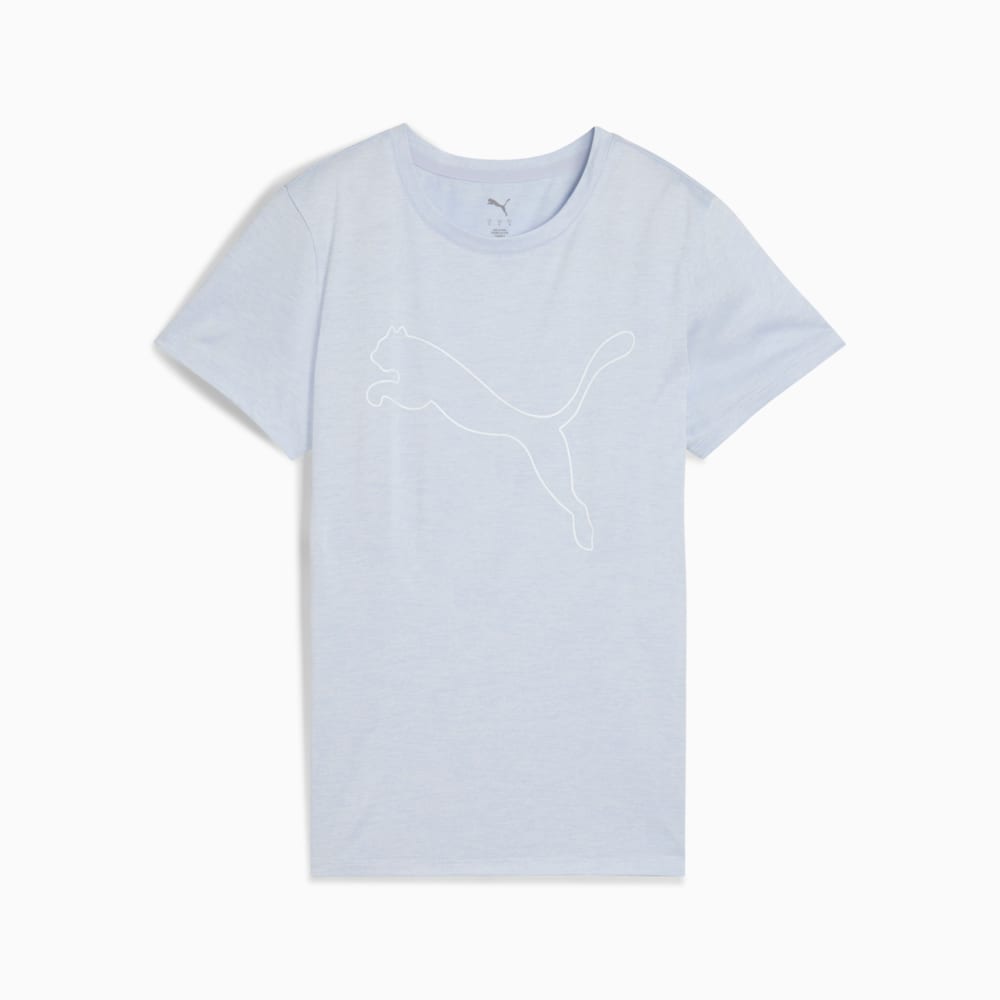 Зображення Puma Футболка TAD ESSENTIALS Heather Logo Tee Women #1: Cool Weather Heather