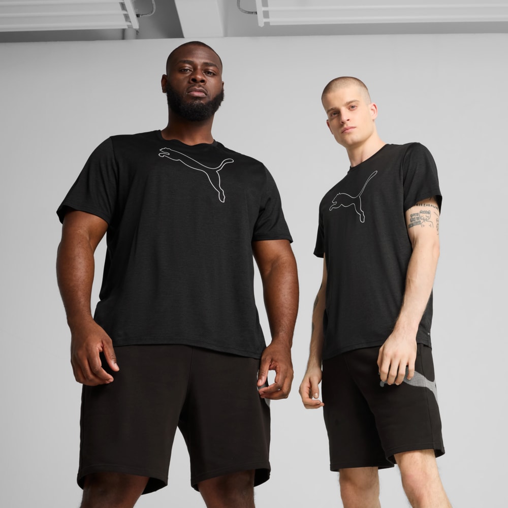 Зображення Puma Футболка TAD ESSENTIALS Heather Cat Tee Men #1: Puma Black Heather