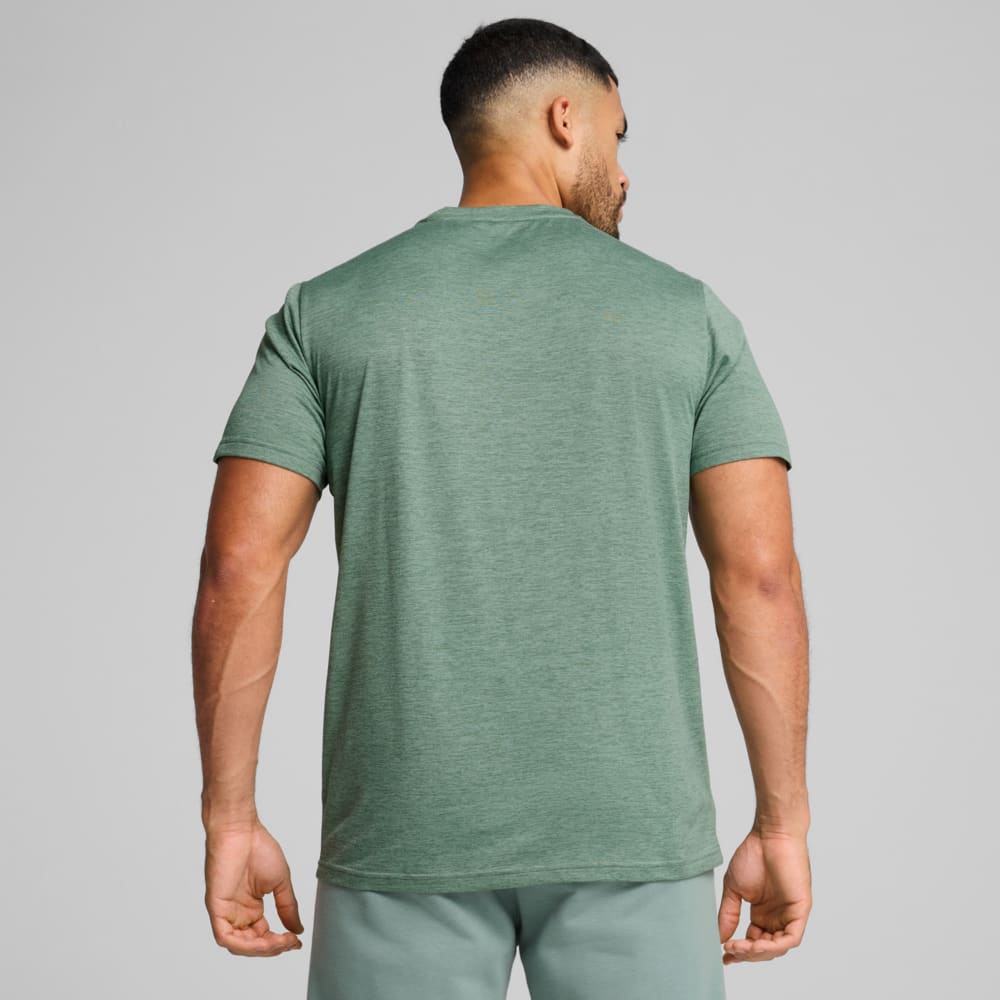 Изображение Puma Футболка TAD ESSENTIALS Heather Cat Tee Men #2: Green Moon Heather