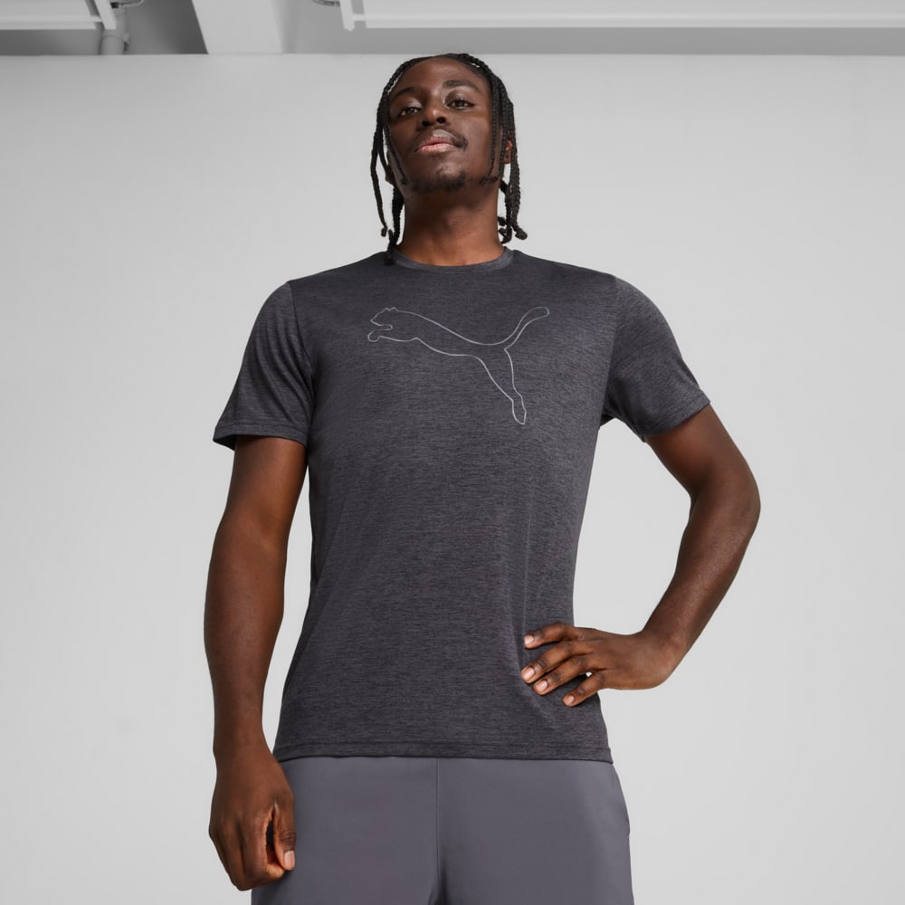 Зображення Puma Футболка TAD ESSENTIALS Heather Cat Tee Men #1: Galactic Gray Heather