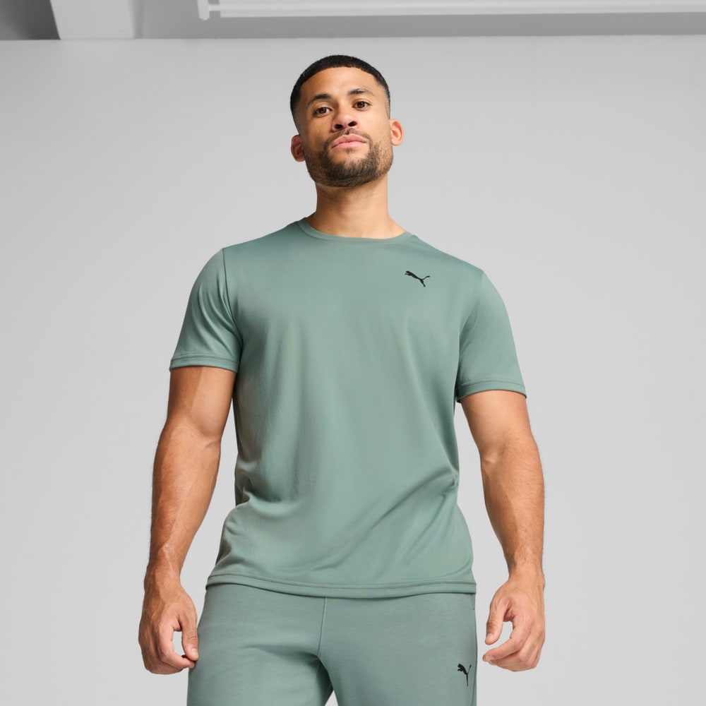 Зображення Puma Футболка TAD ESSENTIALS Solid Cat Tee Men #1: Green Moon