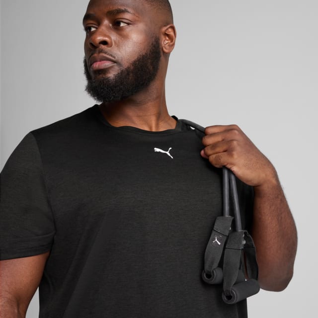 Imagen PUMA Polera Train All Day Essentials Jaspeada para hombre