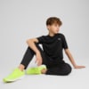 Изображение Puma Детские брюки Train All Day Essentials Woven Tapered Pants Youth #3: Puma Black