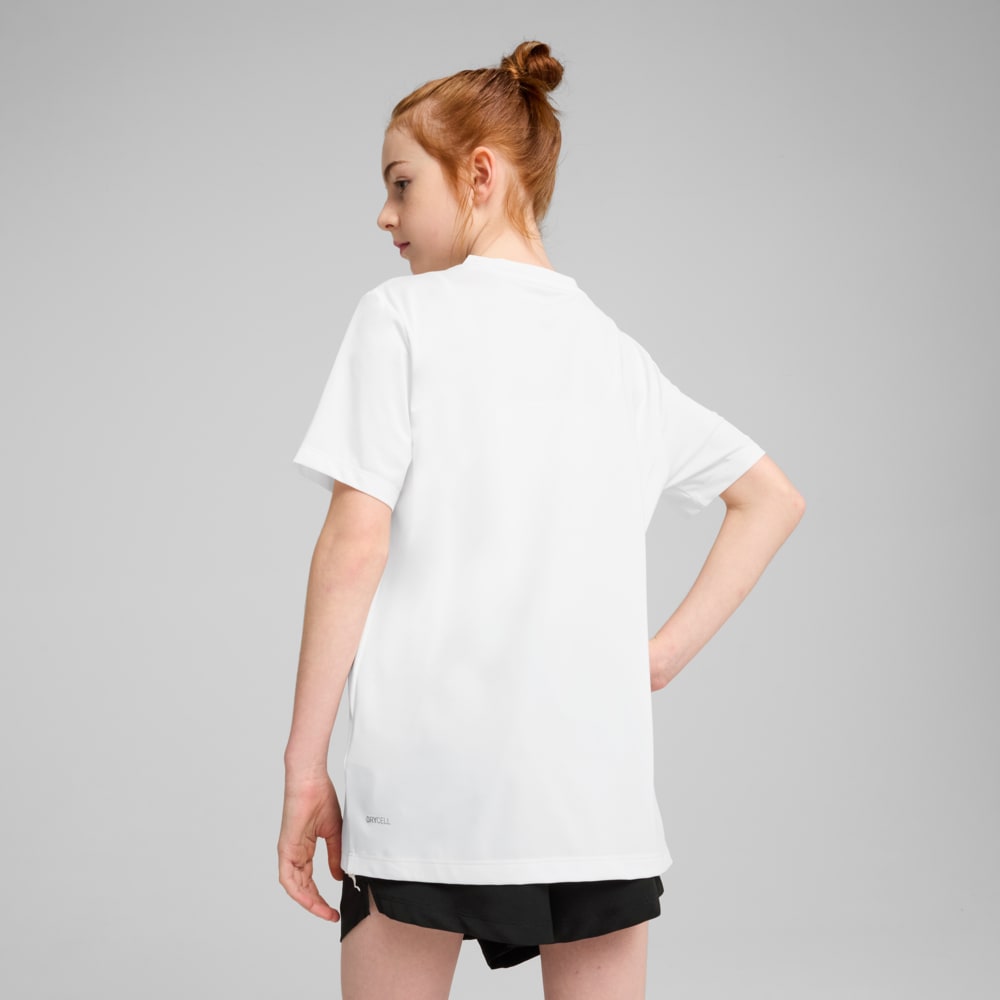 Зображення Puma Дитяча футболка Train All Day ESS Cat Logo Tee Youth #2: Puma White