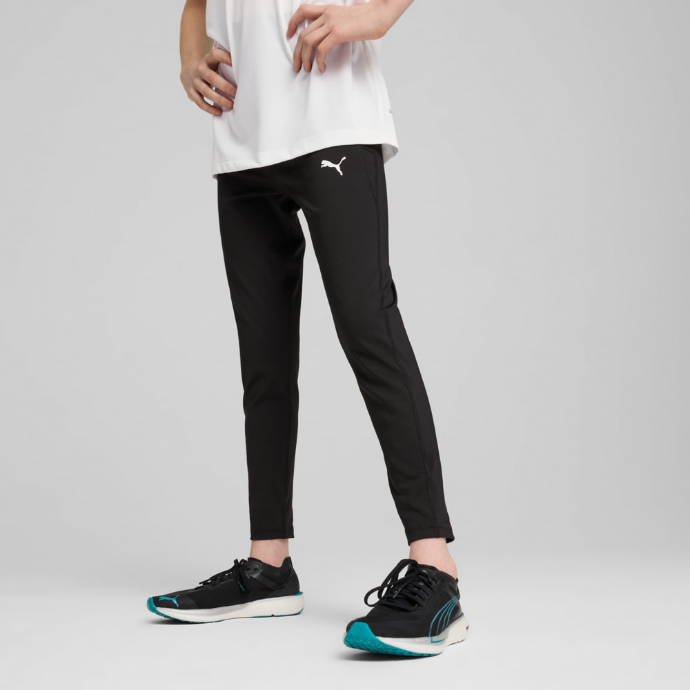 Изображение Puma Детские леггинсы Train All Day ESS High-Waist 7/8 Tights Youth #1: Puma Black