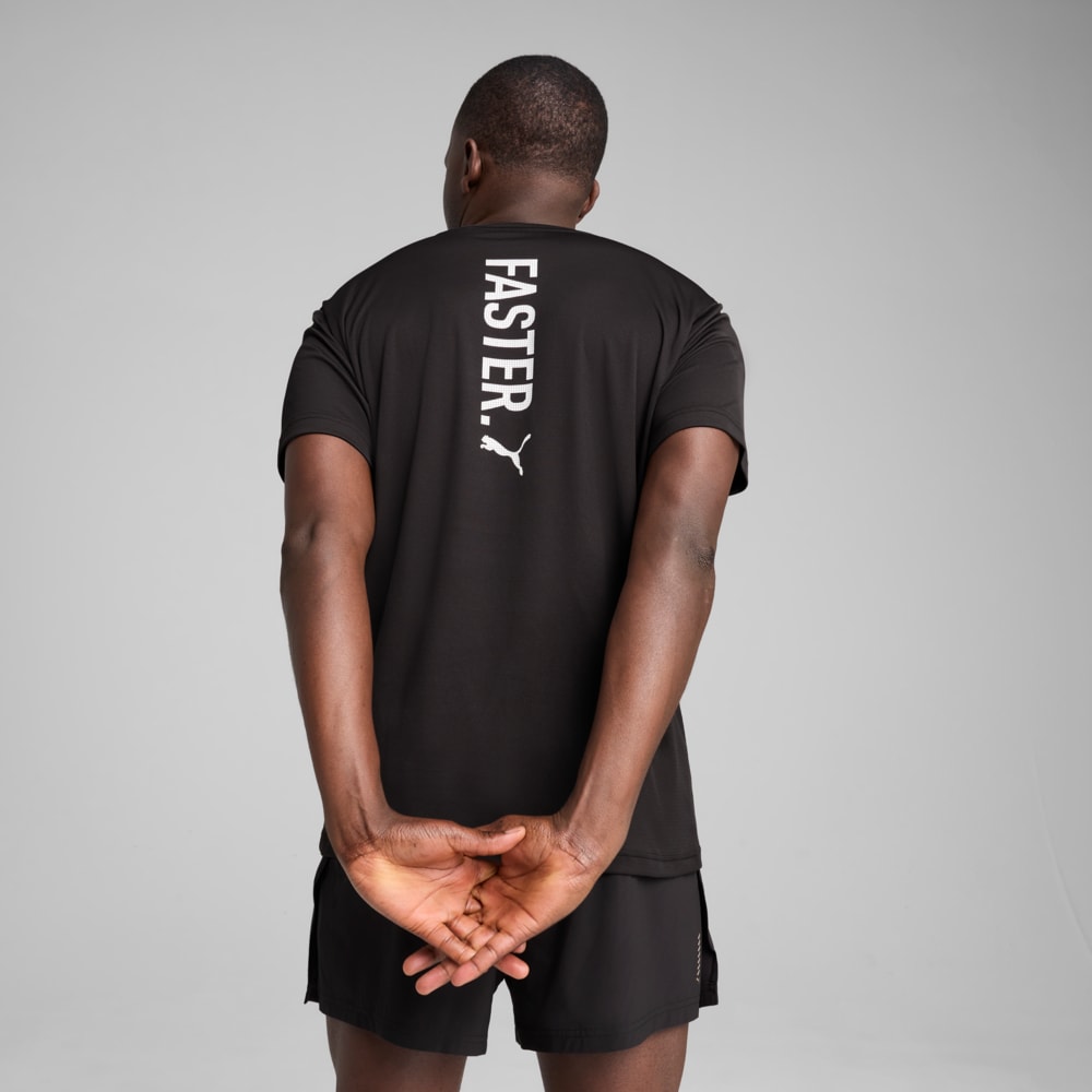 Image PUMA Camiseta Graphics Running Faster Masculina #1