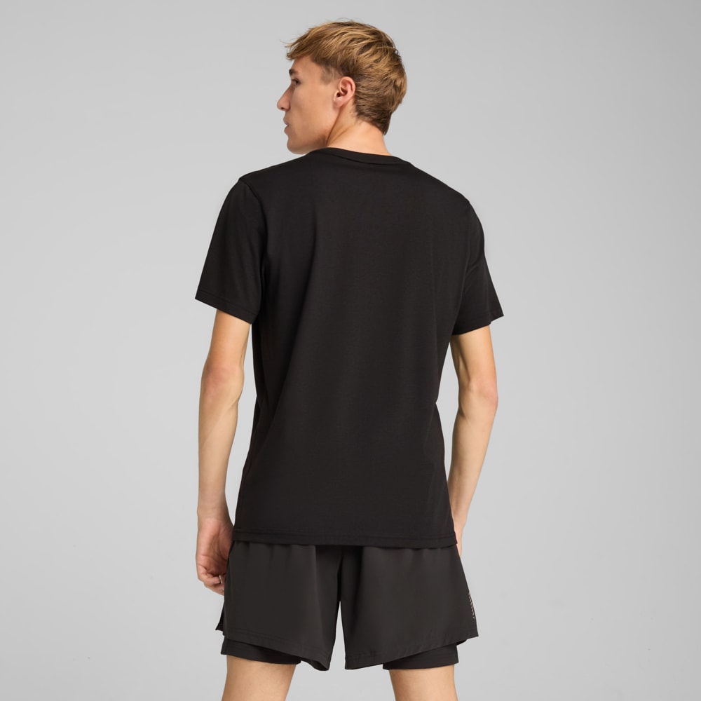 Изображение Puma Футболка GRAPHICS SEASONS Running Tee Men #2: Puma Black