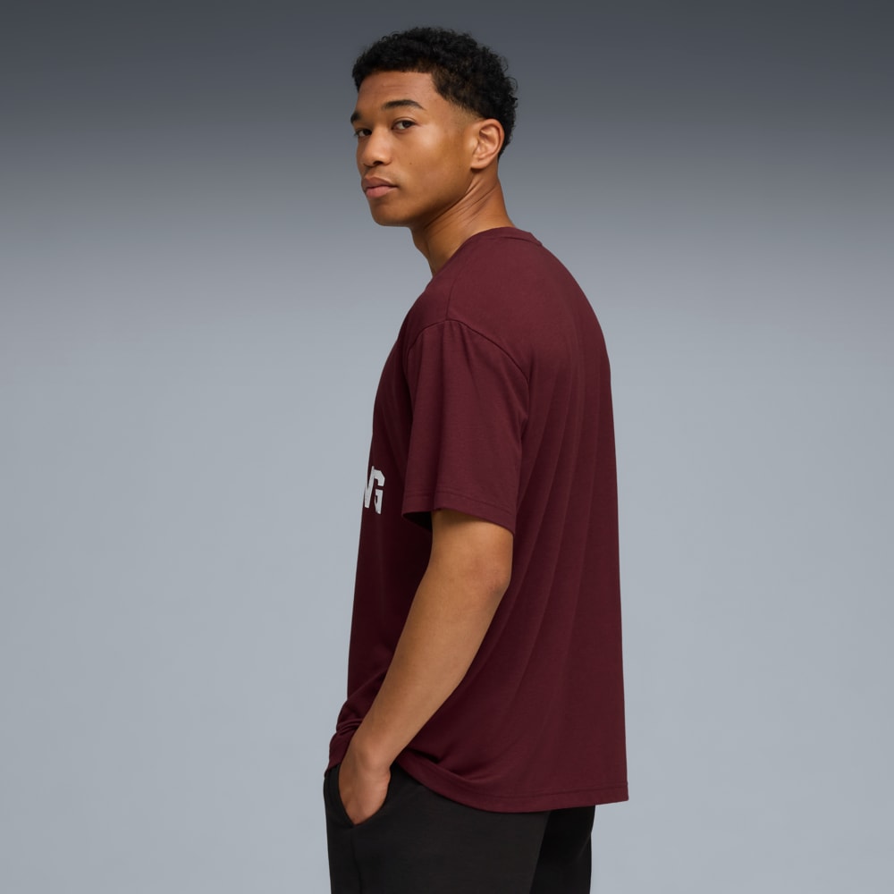 Imagen PUMA Polera holgada Graphics Logo Training para hombre #2