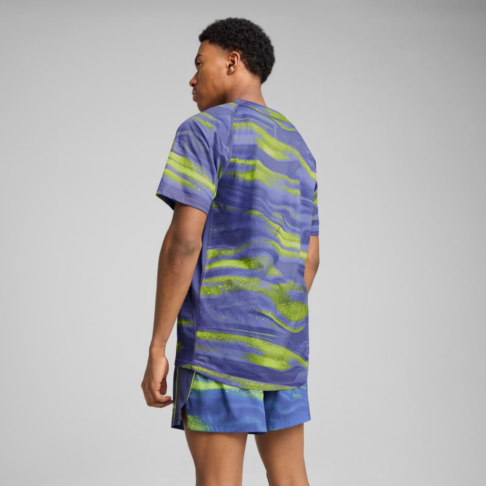 Зображення Puma Футболка VELOCITY All-Over Print Running Tee Men #2: Blue Crystal