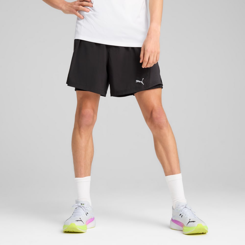 Изображение Puma Шорты VELOCITY 2-in-1 Running Shorts Men #1: Puma Black