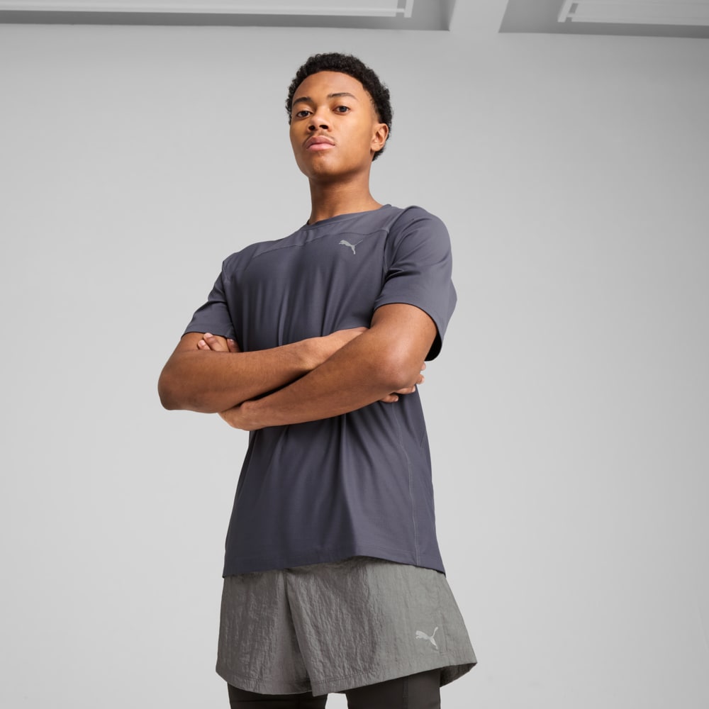 Изображение Puma Футболка SEASONS coolCELL Short Sleeve Tee Men #1: Galactic Gray