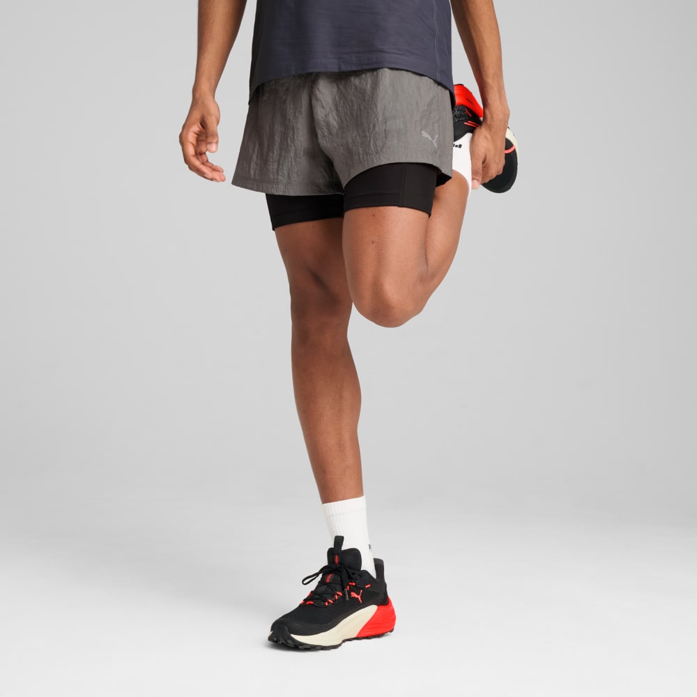 Изображение Puma Шорты SEASONS Trail Running Shorts Men #1: Cast Iron