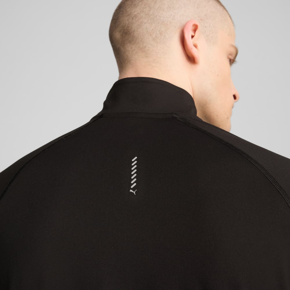 Изображение Puma Лонгслив VELOCITY CLOUDSPUN Running Quarter-Zip Top Men #2: Puma Black