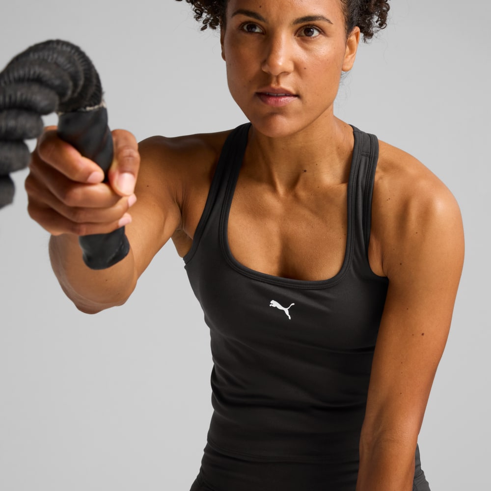 Изображение Puma Майка CLOUDSPUN Mesh 2-in-1 Tank Women #2: Puma Black