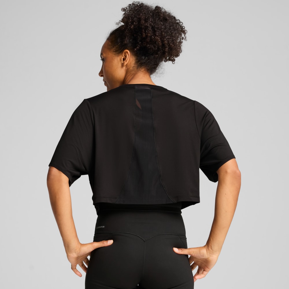 Изображение Puma Футболка CLOUDSPUN Mesh Tee Women #2: Puma Black